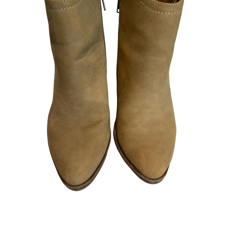 Soda Suede Booties Beige Light Brown Size 6.5 Boots‎ - EUC - Picture 10 of 11
